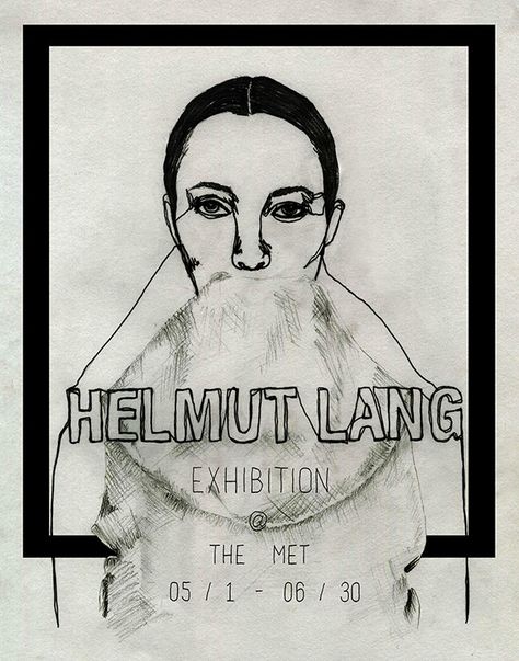 Helmut Lang FAKE exhibition poster on Behance Fashion Event Poster, My Fashion, Event Poster, Fashion Event, Exhibition Poster, Helmut Lang, Comme Des Garcons, Fashion Illustration, Historical Figures