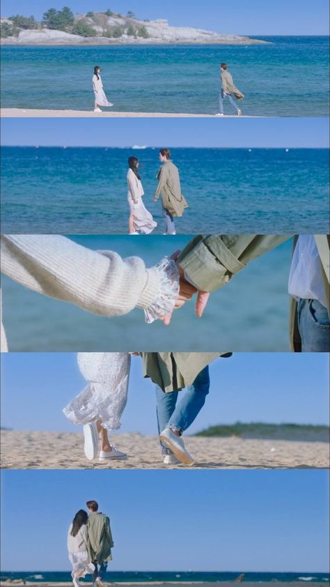 Korean Engagement Photos, Korean Prewedding Photography, Pre Wedding Photoshoot Theme, Engagement Photo Shoot Beach, Prenup Photos Ideas, Prenuptial Photoshoot, Korean Couple Photoshoot, Prewedding Outdoor, Korean Wedding Photography