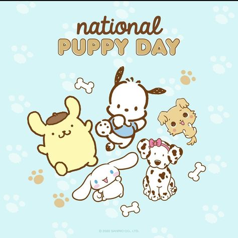 National Puppy Day, Puppy Day, Sweetest Day, Sanrio Characters, Art Inspiration Drawing, Cute Puppies, Art Inspo, Cute Drawings, Cute Dogs