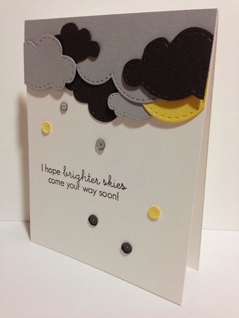 Cheer Up Cards, Feel Better Cards, Paper Birthday Cards, Cupcake Card, Cheer Someone Up, Happy Birthday Husband, Farewell Cards, Beautiful Weekend, Yellow Theme