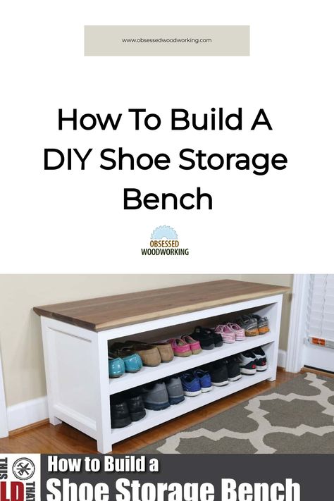 https://youtube.com/watch?v=9MWdBlbT9AE In the video “DIY Shoe Storage Bench | How to Build,” Brad from Fix This Build That provides a comprehensive guide to constructing a stylish and functional shoe storage bench. This project is perfect Diy Bench Seat With Shoe Storage, Diy Shoe Bench, Shoe Storage Bench Seat, Shoe Box Diy, Diy Bench Seat, Shoe Bench Entryway, Diy Shoe Storage, Storage Bench Seating, Shoe Rack Bench