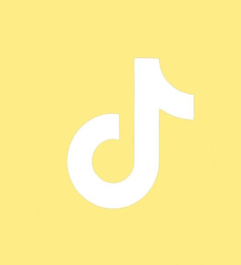 Ipad Organization, Tiktok App Icon, Icon Changer, Tiktok App, Yellow Icon, Ipad Organizer, Yellow Aesthetic Pastel, Rainbow Png, Yellow Iphone