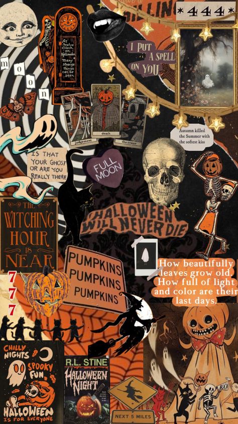 Halloween collage wallpaper inspo #halloween #collage #wallpaper #inspo #vintage #art #collageart #halloween2024 #background #orange #fall #october #aesthetic #halloweenaesthetic #fallaesthetic Orange Collage Wallpaper Aesthetic, Halloween Collage Wallpaper, October Aesthetic, Halloween Collage, Background Orange, Fall October, Collage Wallpaper, Pumpkin Leaves, Pumpkin Lights