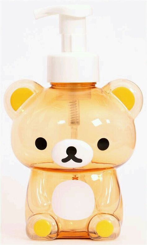 Kawaii Soap Dispenser, Shampoo Bottles, Kawaii Room, Kawaii Shop, Cute Room Decor, Lily Collins, Rilakkuma, Fabric Shop, Baby Products