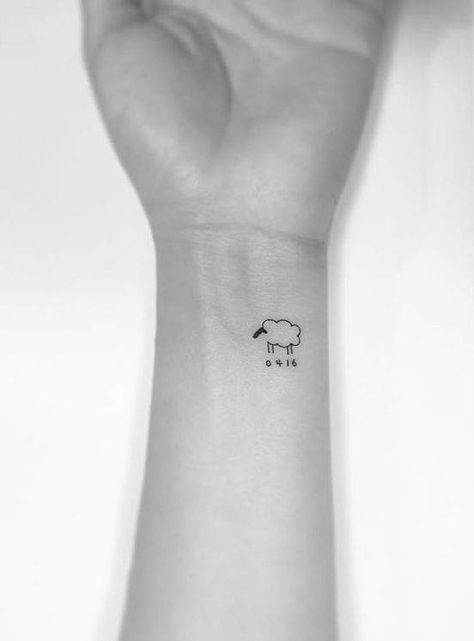 Lds Tattoo Ideas, Catan Tattoo, Lamb Tattoo Simple, Imago Dei Tattoo, Black Sheep Tattoo, Playground Tattoo, Lamb Tattoo, Ireland Tattoo, Sheep Tattoo