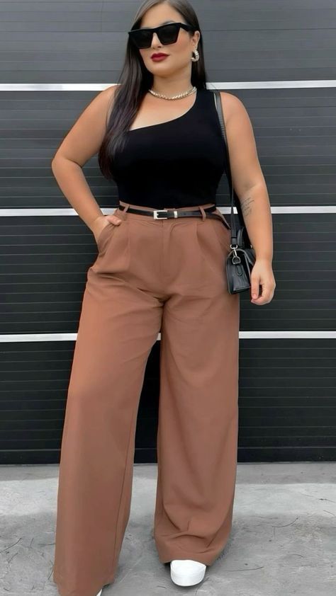 Business Casual Outfits For Women Summer Plus Size Work Clothes, Curvy Classy Outfits, Plus Size Hourglass Outfits, Outfit Ideas Mid Size, Cute Formal Outfits, Outfit Gorditas, Plus Size Classy, Outfit Ideas For School, Outfits Gorditas