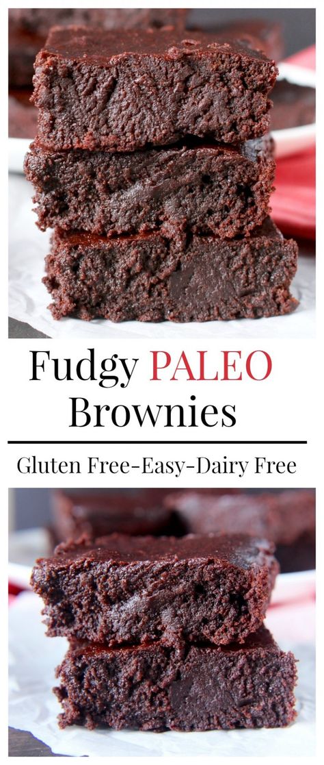 Patisserie Vegan, Paleo Brownies, Chocolate Fudge Brownies, Paleo Baking, Treats Recipes, Paleo Sweets, Desserts Vegan, Paleo Desserts, Paleo Treats