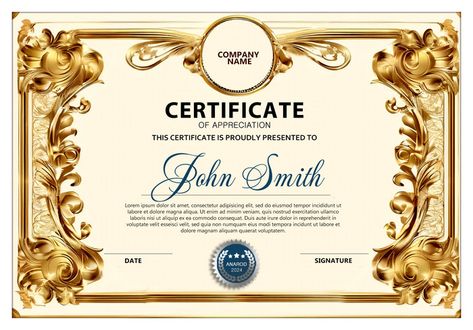 Certificate Frame Design, Certificate Of Merit, Beauty Salon Posters, Certificate Design Template, Certificate Frames, Photography Movies, Certificate Of Appreciation, Presentation Video, Certificate Design