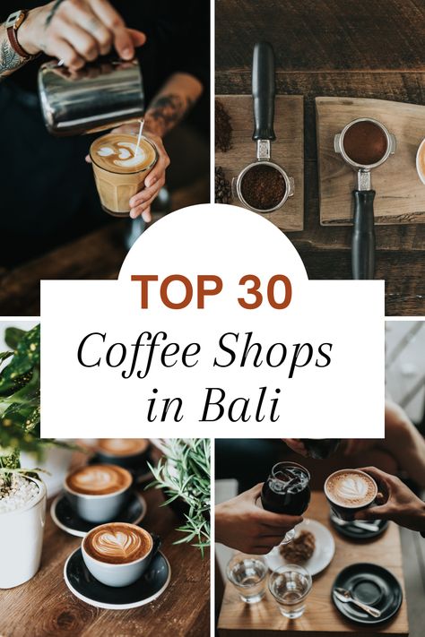 Coffee spots in Bali, Bali best cafes, Bali coffee shops, Bali coffee Bali Coffee Shop, Bali Cafe, Bali Shopping, Coffee Guide, Dinner Restaurants, Homemade Pastries, Coffee Places, Delicious Coffee, Stunning Landscapes