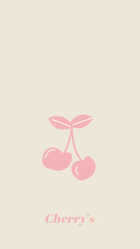 Wallpaper Backgrounds Cherry, Cherry Art Aesthetic, Cherry Lockscreen, Cute Cherry Wallpaper, Cherry Astethic, Cherry Aesthetic Wallpaper, Cherry Pictures, Cherry Wallpaper Aesthetic, Heart Cherries