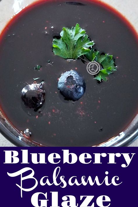 Balsamic Glaze Recipe, Homemade Syrups, Blueberry Balsamic, Anchovy Paste, Balsamic Glaze Recipes, Homemade Coffee Drinks, Balsamic Marinade, Berry Breakfast, Homemade Syrup