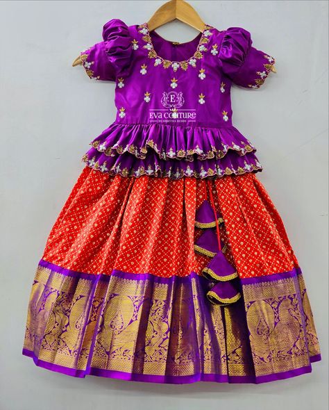 Kids Langa Jacket Designs, Baby Langa Blouse Designs, Baby Pattu Langa Designs, Langa Jacket For Kids Pattu, Kids Pattu Langa Blouse Designs, Pattu Langa Blouse Designs For Kids, Kids Langa Blouse Designs, Kids Pattu Pavadai Designs Latest, Baby Girl Pattu Langa Designs