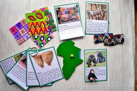 A Continent Study of AFRICA Africa Lesson Plans, Continent Boxes, Homeschool Themes, Multicultural Family, Continents Activities, Multicultural Education, World Map Puzzle, Third Grade Social Studies, Africa Continent