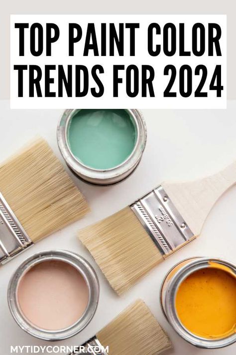 paint colors 2024 trends Bright Bathroom Paint Colors, Color Trends For 2023, Paint Color Trends, Top Paint Colors, Best Neutral Paint Colors, Bold Paint Colors, Brand Board Template, Home Paint Color, Greige Paint Colors