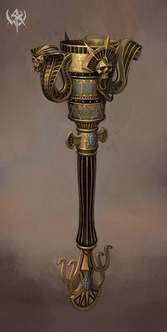 Fantasy Artifact Art, Mace Concept Art, Mace Fantasy Art, Eberron Magic Items, Forge Hammer Fantasy Art, Tomb Kings, Magic Items, Heroic Fantasy, Game Props