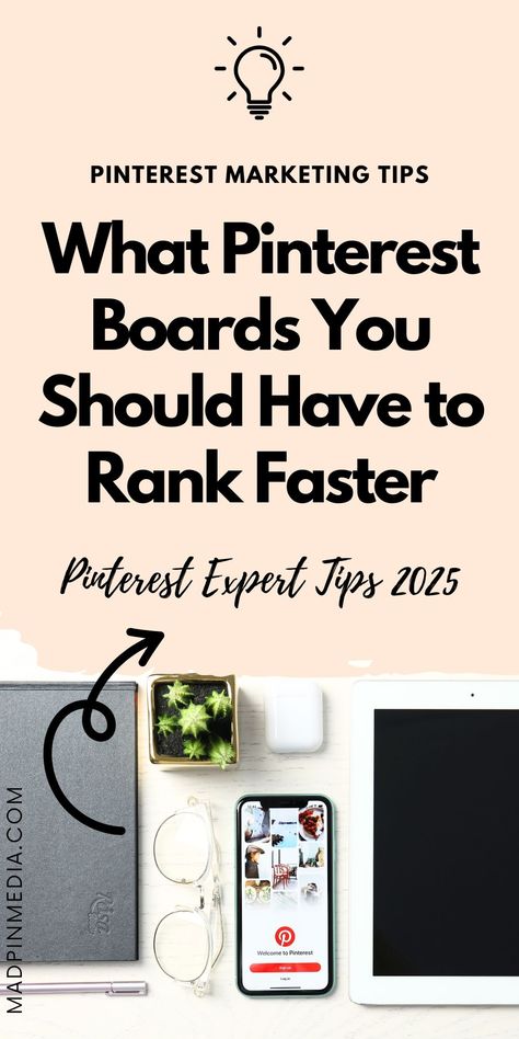 Discover the essential Pinterest boards you should have to enhance your Pinterest business account. Learn how to leverage social media digital marketing strategies to increase blog traffic and drive Pinterest traffic effectively. Save this pin to your 'Learn Pinterest' board and visit the article for more insights. Pinterest Business Tips, How To Post On Pinterest, Pinterest Predicts 2025, Pinterest Board Ideas, Career Building, Pinterest Group Boards, Pinterest Guide, Learn Pinterest, Pinterest Business