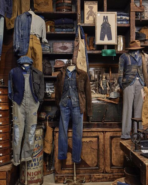 Antique Store Displays, Double Rl, Spring 23, Overall Outfit, Ivy League Style, Mens Casual Dress Outfits, Mens Boots Fashion, Mens Casual Dress, Streetwear Men Outfits