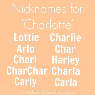 nicknames for charlotte Charlotte Name Aesthetic, Bff Nicknames, Elegant Baby Names, Girl Nicknames, Charlotte Name, Baby Names Girl, Baby Nicknames, Country Baby Names, Vintage Baby Names