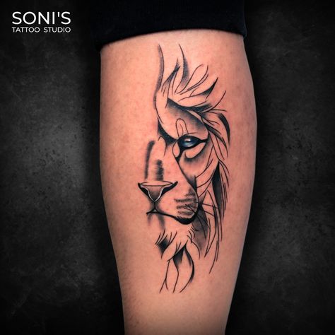 Lion tattoo is to convey the bravery and courage of the bearer.

Soni’s Tattoo Studio 
09974432274
Navsari Gujarat
.

Tattoo done by @_artist_nitesh_
at most Trusted Tattoo Studio of town @sonistattoo_by_nitesh
.

#sonistattoo #navsari #gujarat #india #tattoo #besttattooingujarat #besttattooinindia
#tattooingujarat #tattooinindia #tattoos #tattooartist #tattooideas #tattooist #tattoolife #tattoodesign #tattoolove #tattoowork #art #tattoostudio #tattooart #tattoopro #proffesionaltattooartist #customtattoo #uniquetattoo #trending #viral #instagram #love #explorepage #explore Lion Courage Tattoo, Lion Walking Tattoo, Lion Face Tattoo, Lion Tattoos For Men, Lion Courage, Courage Tattoo, India Tattoo, Courage Tattoos, Male Tattoos