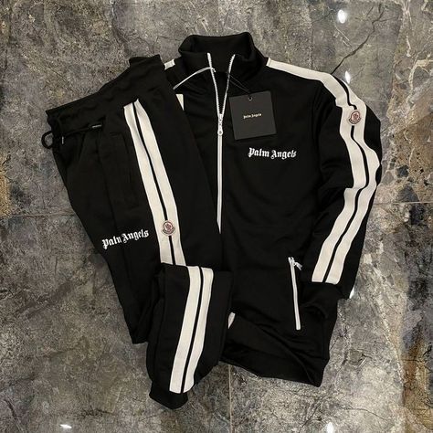 #palmangels #style #pinterest Palm Angels Tracksuit, Pikachu Hoodie, Mens Luxury Lifestyle, Dapper Mens Fashion, Tracksuit Outfit, Drip Outfit Men, Hype Clothing, Man Dressing Style, Black Men Fashion Swag