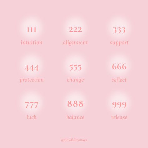 Angel numbers by glowfulbymaya [positivity grateful motivational happiness self love] Pink Notion Cover, Angel Numbers Love, Love Angel Number, Pink Notion, Number Icons, Angle Numbers, Cabin 10, Notion Cover, Spiritual Vibes