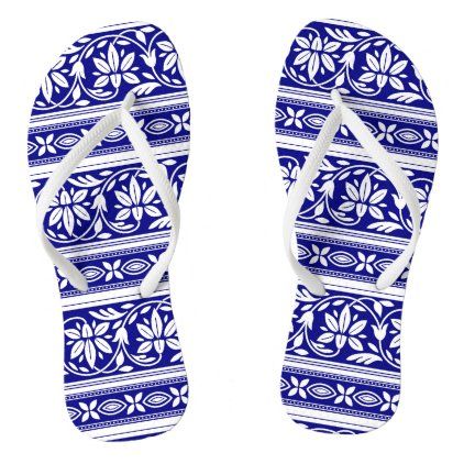 Casual Non-slip Blue Flip Flops, Blue Summer Flip Flops For Surfing, Cute Blue Non-slip Flip Flops, Blue Non-slip Slide Flip Flops, Non-slip Blue Flip Flops For Swimming, Pattern Flip Flops, Navy Blue Background, Chart Design, Blue Sandals