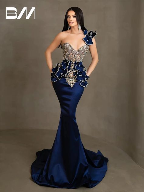 Dress With Stones, Shoulder Beads, Women Prom Dresses, Long Flower Dress, Purple Long Dress, Blue Satin Dress, Luxurious Dresses, Gorgeous Prom Dresses, Beads Embroidery