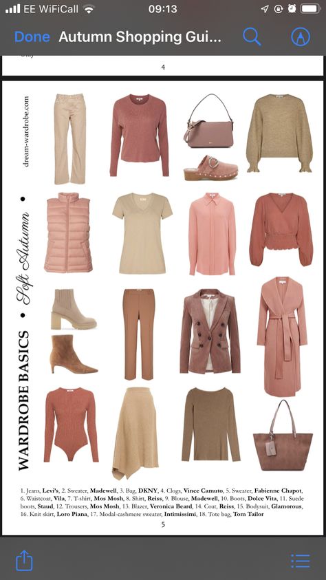 Soft Autumm Outfits, Soft Autumn Business Outfit, Soft Autumn Eyeshadow Palette, Soft Autumn Outfits Inspiration, Soft Autumn Work Outfits, Best Hair Color For Soft Autumn, Muted Autumn Outfit, Soft Autumn Outfit Ideas, Dusty Soft Autumn