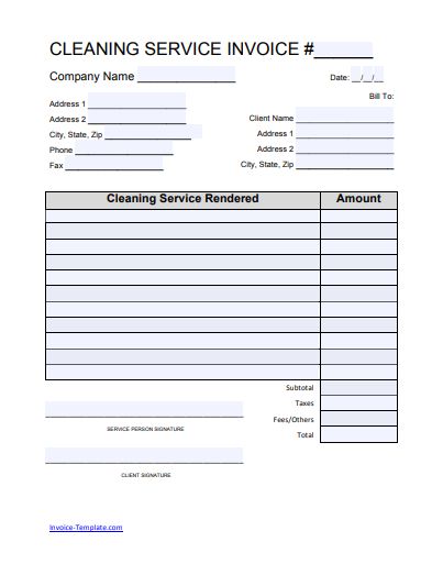 Maid Service Invoice Template: Free Cleaning Service Templates - Template Sumo Home Cleaning Services Business, House Cleaning Invoice, Cleaning Invoice Template, Cleaning Contracts Free Printable, House Cleaning Services Prices, Clean Like A Maid, Maid Service Checklist, Cleaning Business Ideas, Cleaning Service Contract