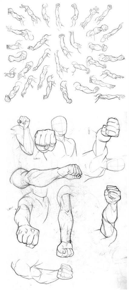 Punching References Punch Pose Reference Drawing, Figure Drawing Tutorial, Arm Drawing, Comic Tutorial, Hand Drawing Reference, Drawing Studies, Figure Sketching, Gifts For Photographers, Dark Art Illustrations