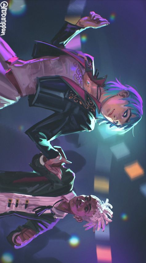 Arcane Fanart Season 2, Arcane Fanart Jinx Ekko, Alternate Universe Powder Arcane, Ekko And Powder Fanart, Arcane Fanart Ekko, Arcane Room Decor, Arcane Timebomb Fanart, Arcane Computer Wallpaper, Arcane Ipad Wallpaper