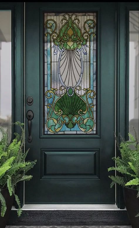 Dark Home, Stained Glass Window, House Goals, Dream House Decor, Home N Decor, My New Room, House Inspo, Dream Home Design, Paint Color