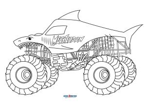 Monster Truck Drawing, Monster Truck Art, Kids Colouring Printables, Monster Jam Birthday, Tractor Coloring Pages, Monster Truck Theme, Truck Tattoo, Monster Truck Coloring Pages, Kids Colouring