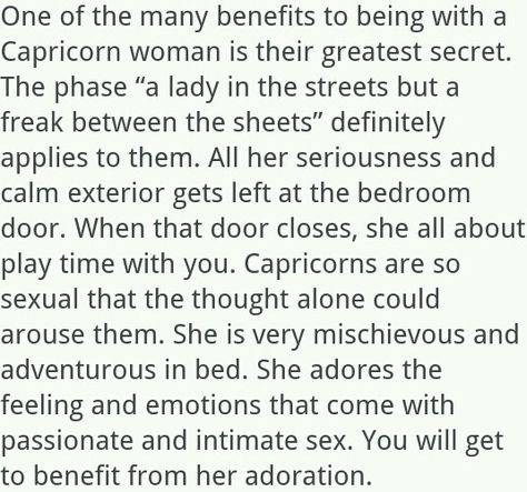 Damn right! Lady on the streets, but a freak in the sheets, haha. Capricorn Aquarius Cusp, All About Capricorn, Capricorn Woman, Capricorn And Taurus, Capricorn Girl, Scorpio And Capricorn, Capricorn Love, Capricorn Life, Capricorn Traits