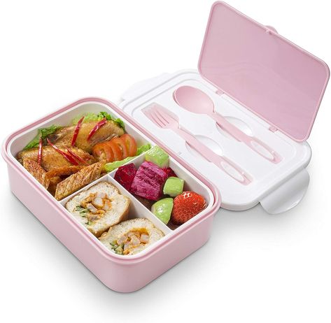 Bento Lunch Box Microwave Freezer Meals, Resep Makanan Beku, Kotak Bento, Bento Boxes Containers, Meal Box, Lunch Box With Compartments, Lunch Box Containers, Free Meal, No Bake Snacks