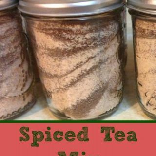 Tea Mixes In A Jar, Unsweetened Lemonade, Spice Tea Mix, Spiced Tea Recipe, Mason Jar Mixes, In A Jar Recipes, Mixes In A Jar, Recipes In A Jar, Jar Mixes