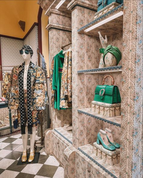 GUCCI GARDEN, Piazza Della Segnoria, Florence, Italy. “I Give Myself The Luxury…” Uploaded, pinned, post by Ton van der Veer. Gucci Garden, Pinned Post, Text On Photo, Florence Italy, Retail Design, Store Design, Florence, Design Trends, Lounge