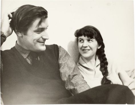 A photograph of Ted Hughes and Sylvia Plath. Courtesy of Sotheby's. Ted Hughes, Ted Hughes Sylvia Plath, Silvia Plath, Woman Authors, 20th Quote, Bad Romance, Sylvia Plath, American Poets, Writers And Poets