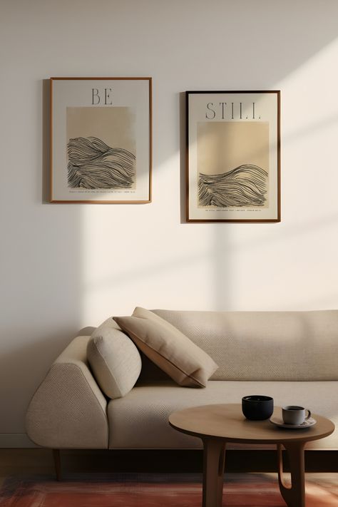 Modern Christian Wall Art, Peace Be Still, Bible Verse Prints, Boho Scripture Decor, Bible Sketch, Jesus Calms Storm, Wabi Sabi, Japandi Still Bible Verse, Be Still Bible Verse, Boho Scripture, Peace Be Still, Japandi Art, Scripture Decor, Japandi Wall Art, Christian Posters, Verse Wall Art