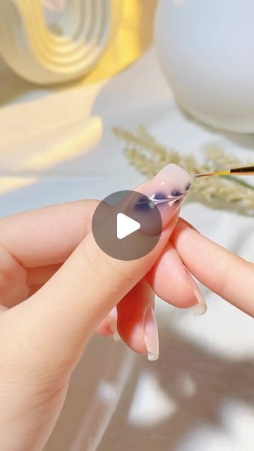 Nail Art Blooming Gel, Blooming Gel Nail Art Tutorial, Blooming Gel, Blooming Gel Designs, Blooming Gel Nails, Blooming Gel Nail Art, Water Color Nails, Gel Designs, Art Videos Tutorials