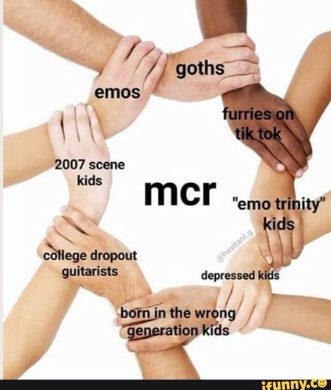 Emo Band Memes, Mcr Memes, Emo Band, Emo Memes, I Love Mcr, Emo Trinity, I Love Cinema, Band Humor, Emo Stuff