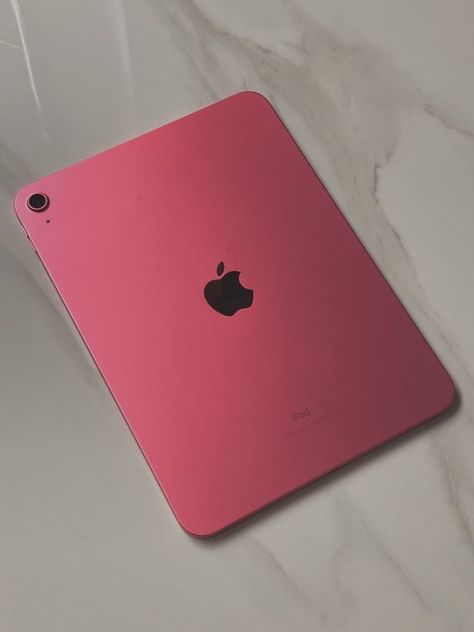 Pink Ipad Asthetic, Pink Ipad Case Aesthetic, Pink Apple Products, Pink Ipad 10th Gen, Ipad Pink Aesthetic, Ipad Air Pink, Pink Aesthetic Minimalist, Hot Pink Ipad, Pink Ipad Aesthetic