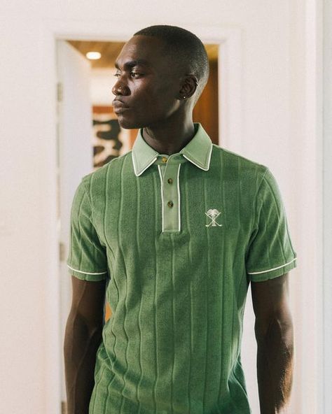 Bogey Boys on Instagram: "Terrycloth Palm Polo. This one is butter. The Greens Collection 10.4.22 ⛳️" Boys Golf, Office Idea, Sport Luxe, Vintage Golf, Athletic Club, Dream Closets, Green Collection, Mens Outfit Inspiration, Golf Clothing