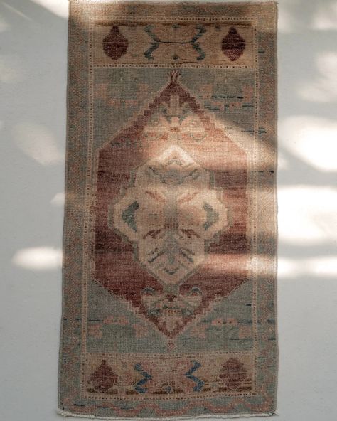 Vintage Accent Rugs ✨ Explore the shop to see dozens of one of a kind handwoven rugs #slowroads Earthy Pallet, Pomegranate Chocolate, Blue Pomegranate, Pakistan House, River Garden, Pine Cone Candles, River Blue, Blue River, Shades Of Brown