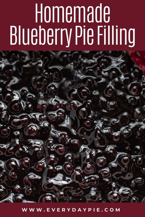 Blueberry Pancake Topping, Homemade Blueberry Pie Filling, Blueberry Pie Filling Recipes, Cream Cheese Pie Crust, Berry Pie Filling, Blueberry Pie Bars, Easy Blueberry Pie, Homemade Blueberry Pie, Pastries Desserts