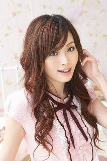 FASHION STYLE: Japanese Curly Hairstyles Fashion For Teen Girls Cute Long Haircuts, Haircut Asian, Trendy Haircuts Medium, Ideas Haircut, Bangs Curly, Japanese Hairstyle, Jennifer Love Hewitt, Curly Girl Hairstyles, Side Bangs