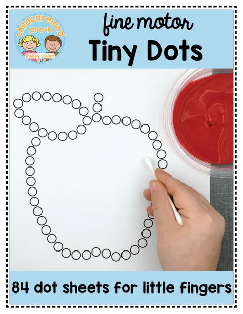 Preschool Fine Motor Skills, Preschool Fine Motor Activities, Apple Preschool, Fine Motor Activities For Kids, Apple Activities, Preschool Fine Motor, Fine Motor Skills Activities, Fall Preschool, Motor Skills Activities