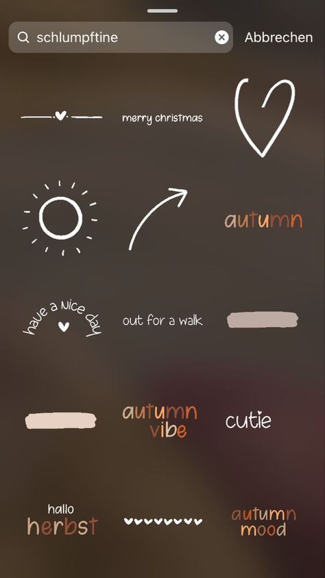 The Evolution of Font Styles: From Bold to Italic - Variation 98 Aesthetic Story Stickers, Instagram Story Title Ideas, Fall Insta Story Stickers, Thanksgiving Gifs Instagram, 11:11 Instagram Story, Fall Instagram Stickers, Fall Aesthetic Instagram Story, Autumn Ig Story, Work Instagram Stories