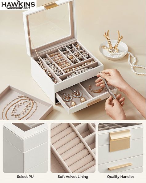 DIY jewelry organizer drawer