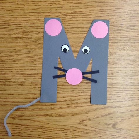 M is for mouse M Crafts For Preschoolers, Letter M Craft Preschool, Mouse Crafts For Preschoolers, M Crafts For Toddlers, M Projects For Preschool, M Letter Craft, M Art Preschool, M Letter Crafts For Preschool, Letter M Projects For Preschool